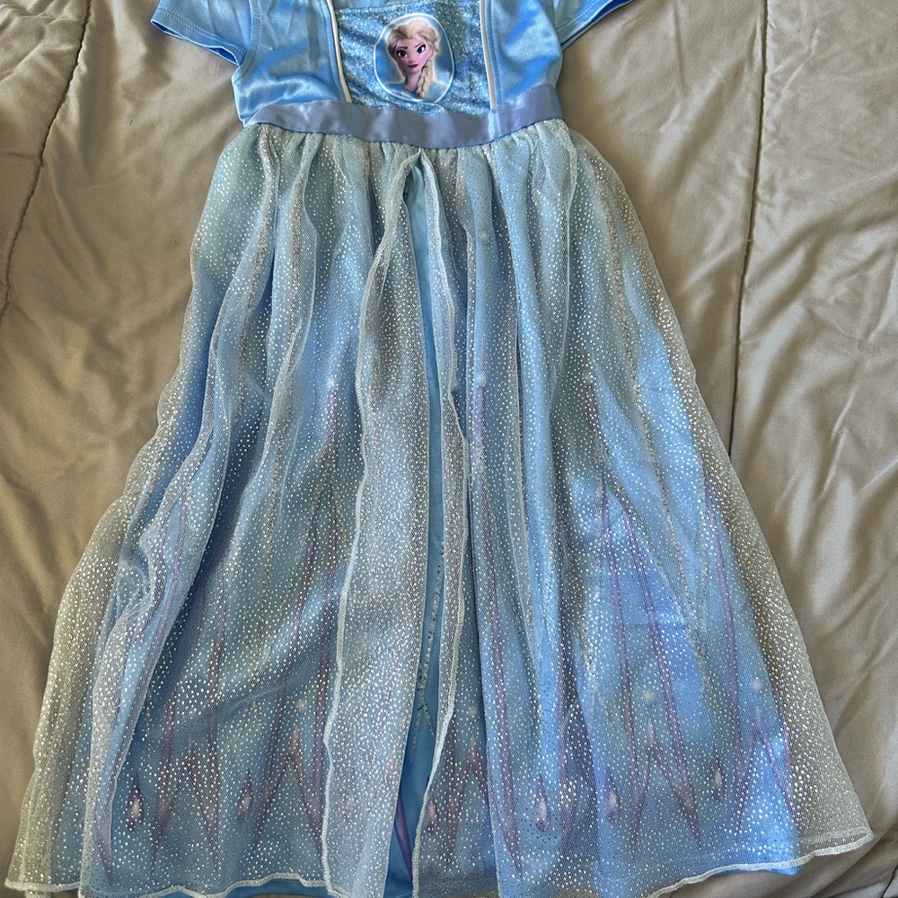 Disney Light Blue Elsa Sparkle Nightgown